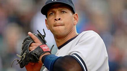 Wiederholungstäter? Alex Rodriguez von den New York Yankees gestand vor vier Jahren, während seiner Zeit bei den Texas Rangers von 2001 bis 2003 illegale Substanzen genommen zu haben.