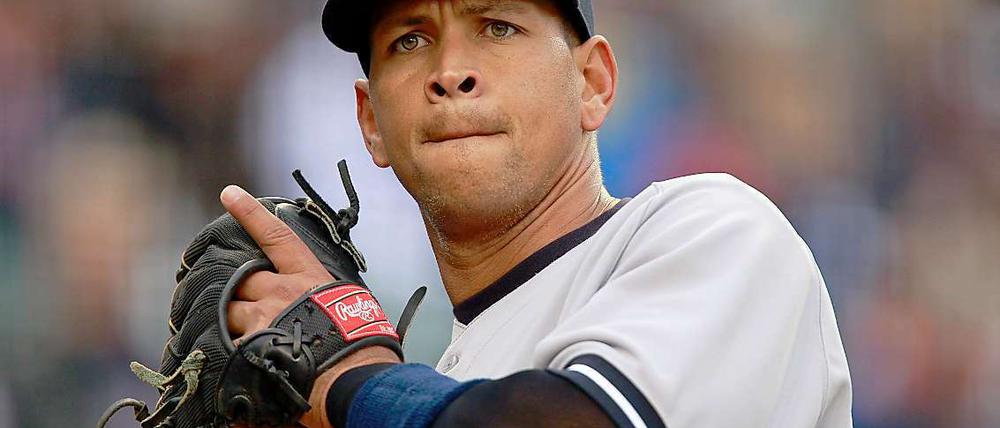 Wiederholungstäter? Alex Rodriguez von den New York Yankees gestand vor vier Jahren, während seiner Zeit bei den Texas Rangers von 2001 bis 2003 illegale Substanzen genommen zu haben.
