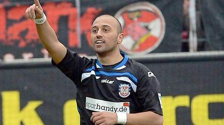Frankfurts Zafer Yelen war gegen Union Berlin der entscheidende Mann.
