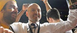 Party war gestern: Mittlerweile hat Trainer Sasa Obradovic den Pokal wieder ins Regal gestellt.