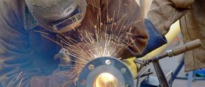 In der deutschen Industrie sind die Arbeitskosten höher als in anderen Branchen.