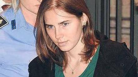 „Der Engel mit den eiskalten Augen“. Die Amerikanerin Amanda Knox. Foto: dpa