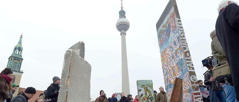 Demo vor dem Roten Rathaus in Berlin.