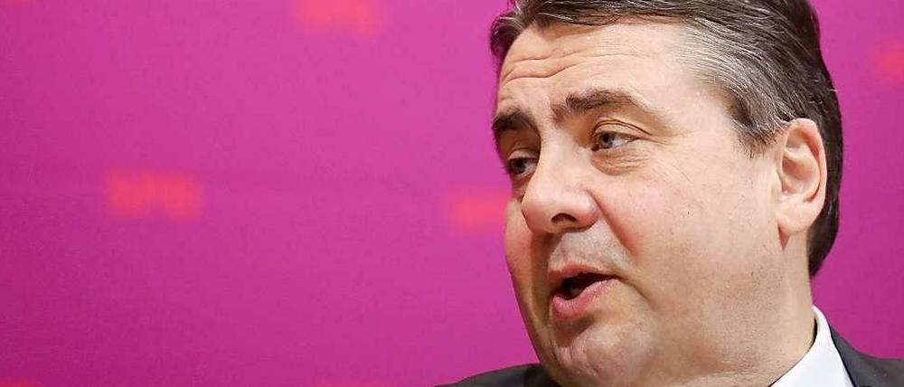 SPD-Chef Sigmar Gabriel. 
