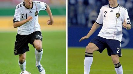 Ein ganz neuer und ein alter neuer Spieler: Patrick Herrmann steht vor seinem Debüt in der Nationalmannschaft. Für Rückkehrer Marcell Jansen könnte es ein Comeback nach zweieinhalb Jahren sein.