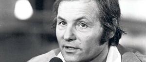 Fußball ist mehr als 1:0. Harry Valérien moderierte „Das aktuelle Sportstudio“. F.: ZDF