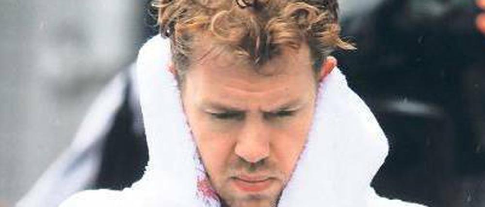 Wasser sollen andere tragen. Ein Vettel hält sich nicht an die Stallorder. Foto: dpa