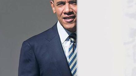Obama mit Berliner Krawatte am 13. Februar im Weißen Haus auf dem Weg zu seiner State-of-the-Union-Rede. 
