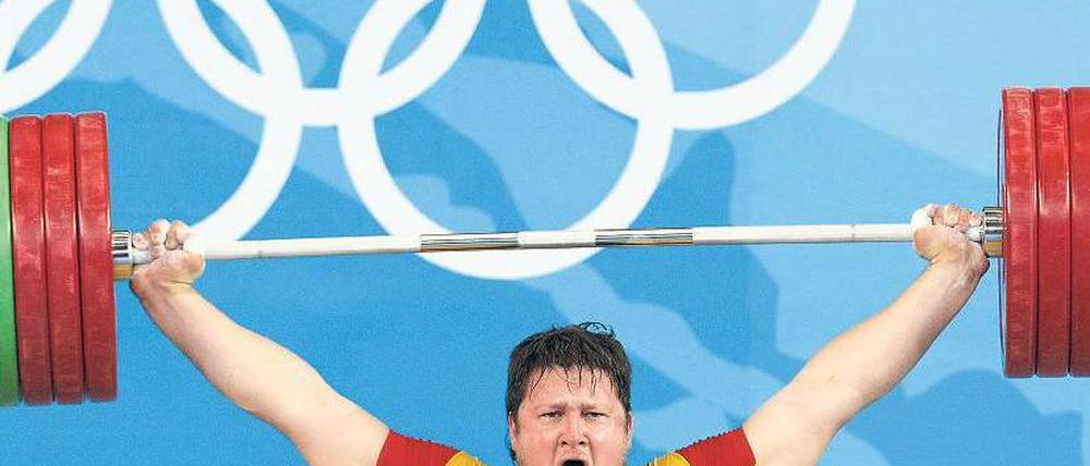 Erhebend. Matthias Steiner löste 2008 mit seinem Olympiagold Tränen aus. Foto: dpa