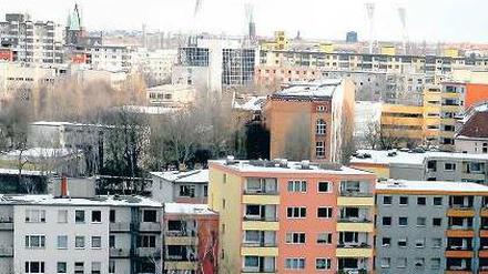 In Beton gegossen: Als die Architekten das Viertel an der Brunnenstraße und Bernauer Straße planten, wollten sie mehr Luft und Licht für die Bewohner – zum Preis der Verödung.