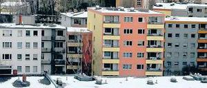 In Beton gegossen: Als die Architekten das Viertel an der Brunnenstraße und Bernauer Straße planten, wollten sie mehr Luft und Licht für die Bewohner – zum Preis der Verödung.