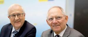 Wolfgang Schäuble (r.) erteilt Rainer Brüderle eine Absage.