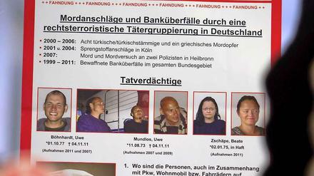 Die offizielle Statistik gesuchter Rechtsextremisten des Gemeinsamen Extremismus- und Terrorismusabwehrzentrums von Bund und Ländern ist lückenhaft.