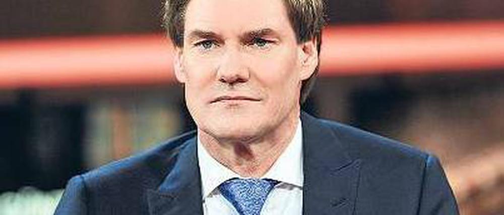Sucht die Rehabilitation. Carsten Maschmeyer zu Gast bei „Günther Jauch“.Foto: dpa