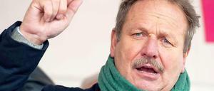 Zuversichtlich und kämpferisch: Verdi-Chef Frank Bsirske.