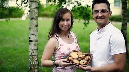 Maren und Silvio Lubenow mit ihren Mind Cookies.