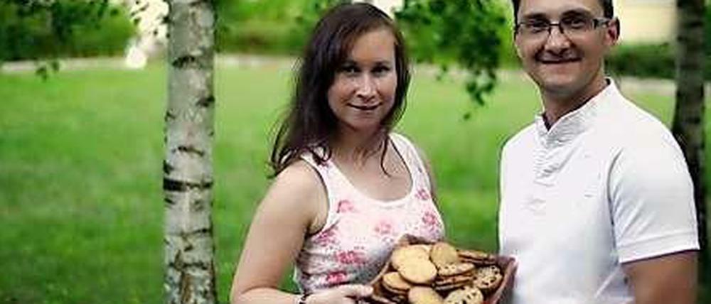 Maren und Silvio Lubenow mit ihren Mind Cookies.