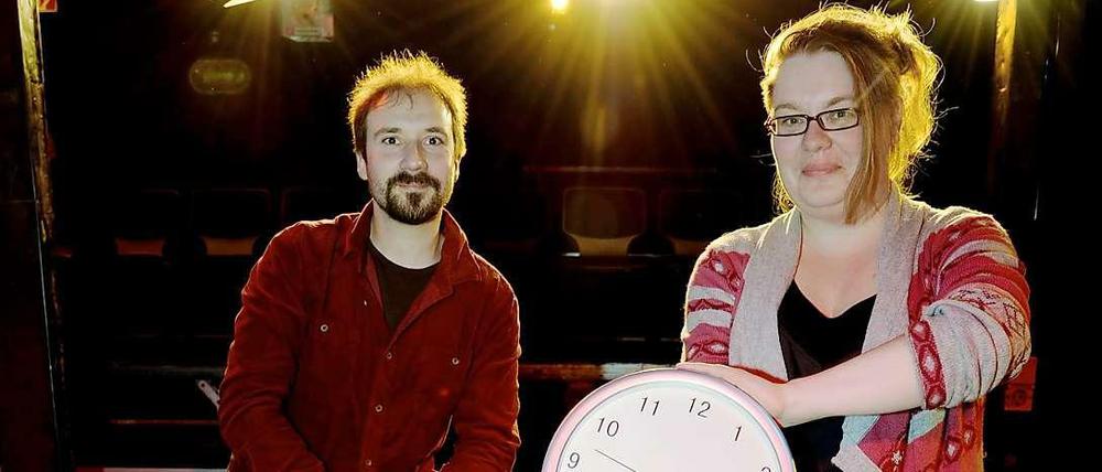 Nils Foerster und Kerstin Reichelt stecken hinter dem Projekt "24 h Theater Berlin". 