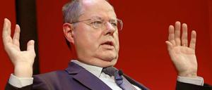 Kanzlerkandidat Steinbrück sagt gern, was er denkt.