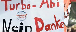 Stress. Die Umstellung auf das verkürzte Abitur ist in der Kritik. "Wo bleibt die Kindheit", fragt eine Mutter.