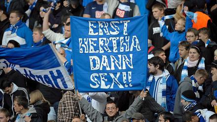 Erst Hertha, dann Sex - oder umgekehrt? Die Frage ist in der Wissenschaft noch nicht endgültig diskutiert.
