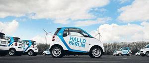 Kleine Autos, größter Anbieter. Daimler ist mit seinen Smarts von Car-2-Go Marktführer auf dem Markt für konzerngebundenes Carsharing. 