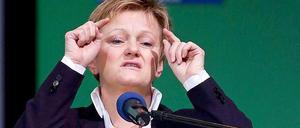 Auf Platz eins der Landesliste. Renate Künast führt die Berliner Grünen in den Wahlkampf.
