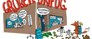 Eigener Strich: Mit diesem Bild wirbt der Jaja-Verlag für die Signierstunde.