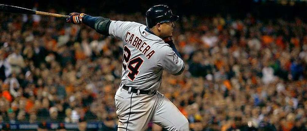 Ein Hit. Superstar Miguel Cabrera tritt bei der WBC für Venezuela an.
