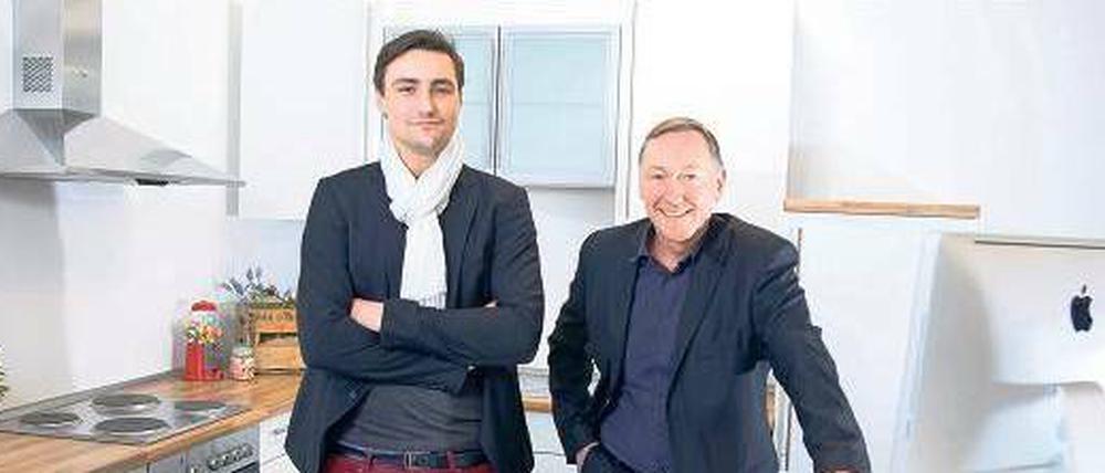 Küchenchefs. Sebastian Sielmann (links) und Michael Börnicke hoffen auf einen Milliardenmarkt. 