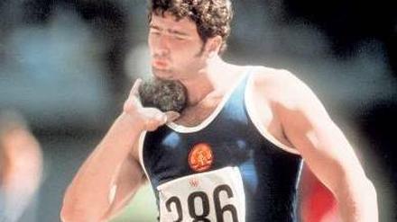 Schwamm oder Leistungssportler? Udo Beyer hat schon vor Jahrzehnten zugegeben, gedopt zu haben – und ist trotzdem stolz auf seinen Olympia-Triumph 1976 in Montreal.