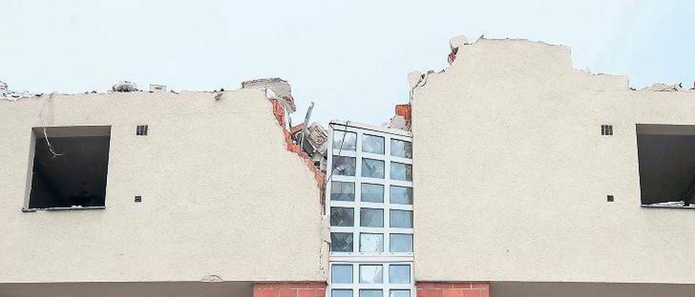Gefallene Burg. Bagger haben Ungers’ Giebel am Lützowplatz geschleift. 