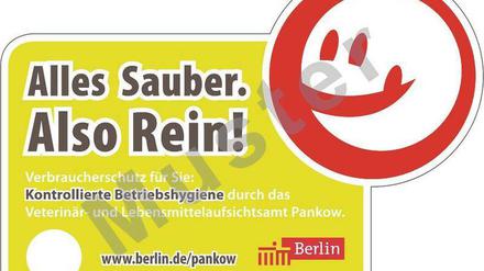 Smiley. Der Bezirk Pankow war Vorreiter mit einer eigenen Webseite, die über Ergebnisse der Kontrollen informierte. 