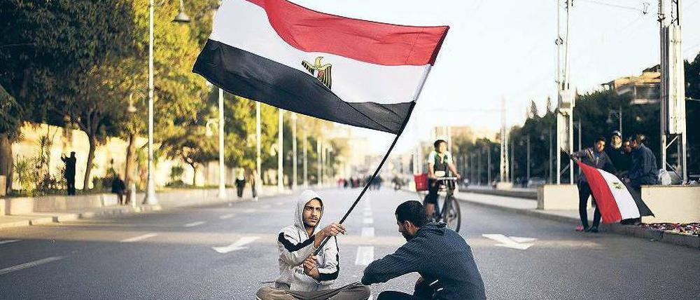 Im Namen der Revolution. Die Opposition will demonstrieren – und am heutigen Montag Teile des öffentlichen Lebens lahmlegen. Foto: Gianluigi Guercia/AFP