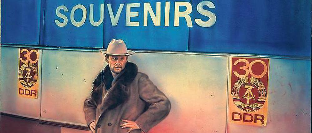 OHNE TITEL, ABER MIT KIPPENBERGER. Auch dieses Bild (1981, aus der Serie „Lieber Maler, male mir“) ist ab Samstag im Hamburger Bahnhof zu sehen.