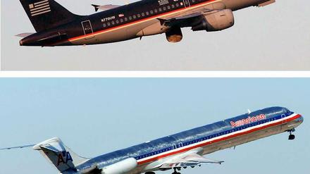 American Airlines und US Airways schließen sich zur weltgrößten Fluglinie zusammen. 