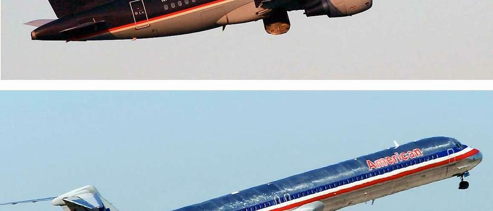 American Airlines und US Airways schließen sich zur weltgrößten Fluglinie zusammen. 