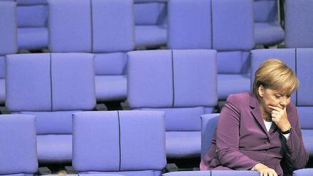 Sie tut alles um Schlagzeilen zu vermeiden: Angela Merkel.