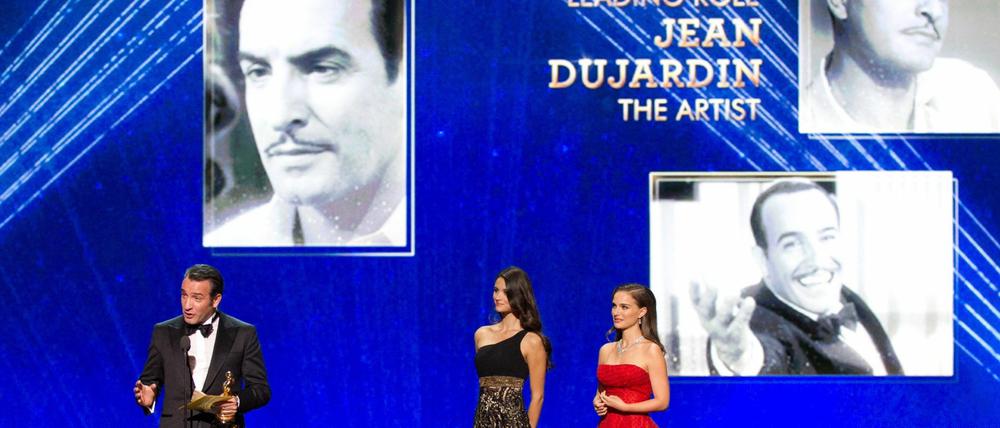"The Artist" Hauptdarsteller Jean Dujardin gewann den Oscar für den besten Schauspieler.