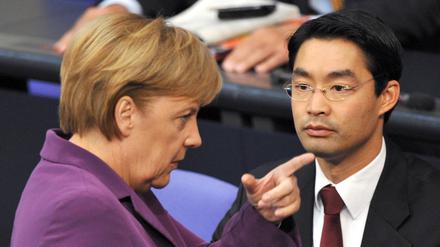 Angela Merkel sagt wo es langgeht.