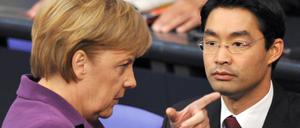 Angela Merkel sagt wo es langgeht.