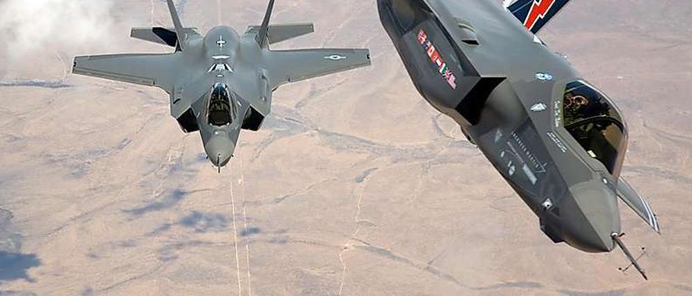 Heiße Ware: F53 Kampfjets von Lockheed Martin.