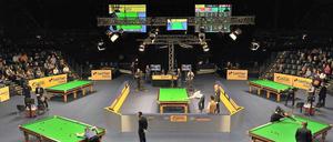 Beim Snooker im Tempodrom gelten Benimmregeln für Spieler und Zuschauer. 