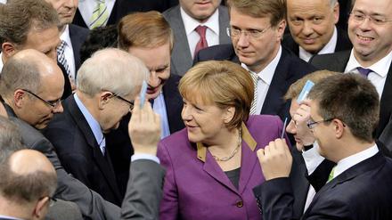 Die Kanzlerin wirkte bei ihrer Rede zum neuen Griechenland-Hilfspaket wenig emphatisch.
