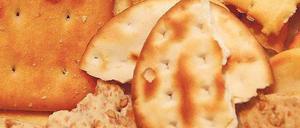 Trockener Stoff mit Suchtfaktor: Cracker gibt es in vielen Formen. Foto: Davids/S.Darmer