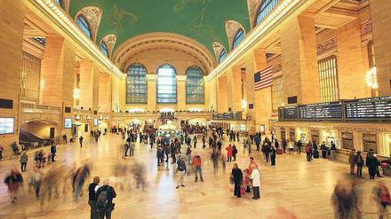 Die Eisenbahn-Kathedrale ist eines der bekanntesten Gebäude in Manhattan. Mehr als 500 000 Menschen durcheilen es täglich.