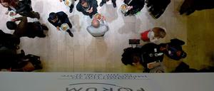 Eine Frage der Perspektive: Die Europäer geben sich in Davos optimistisch. Ob zentrale Reform- und Wirtschaftsvorhaben gelingen, ist allerdings fraglich.