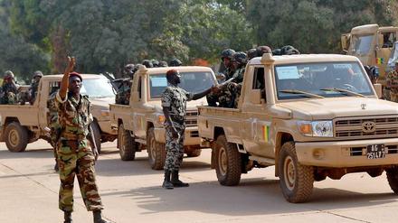 Bald sollen die Truppen der Afrikanischen Union wieder selbst für Sicherheit in Mali sorgen.