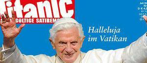Geärgert haben sich viele Menschen über das Papst-Cover der "Titanic". 180 Beschwerden sind zu dem Titelbild beim Presserat eingegangen. 