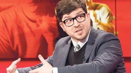 Fordert ein Telekolleg für Medienkompetenz: Christopher Lauer, Fraktionschef der Piraten-Partei in Berlin, war am Montagabend zu Gast bei „Hart aber fair“. Foto: WDR